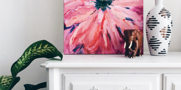 Peinture de fleurs abstraites Peinture de fleurs abstraites