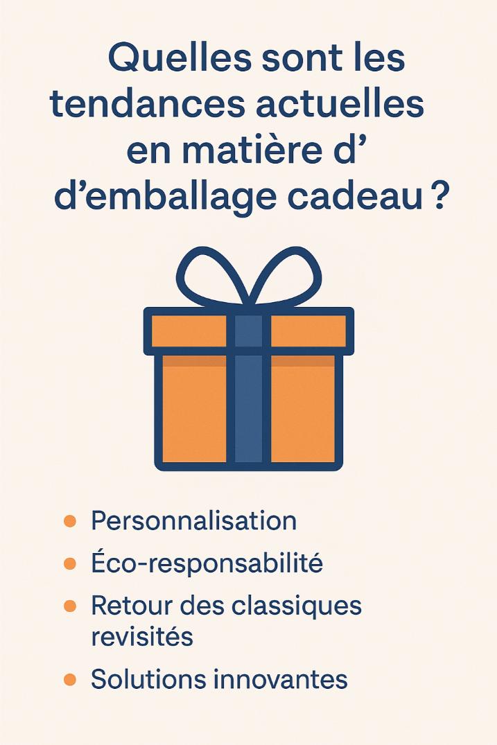 tendance emballage cadeau