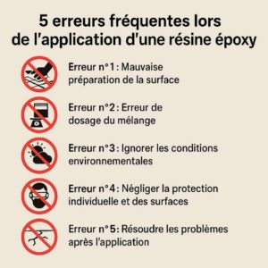 erreur application resine epoxy