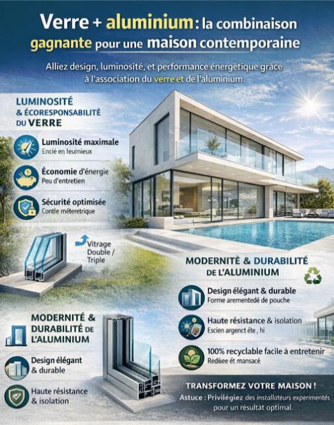 garde corps verre aluminium