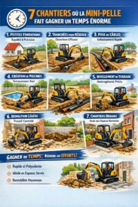 chantier mini pelle